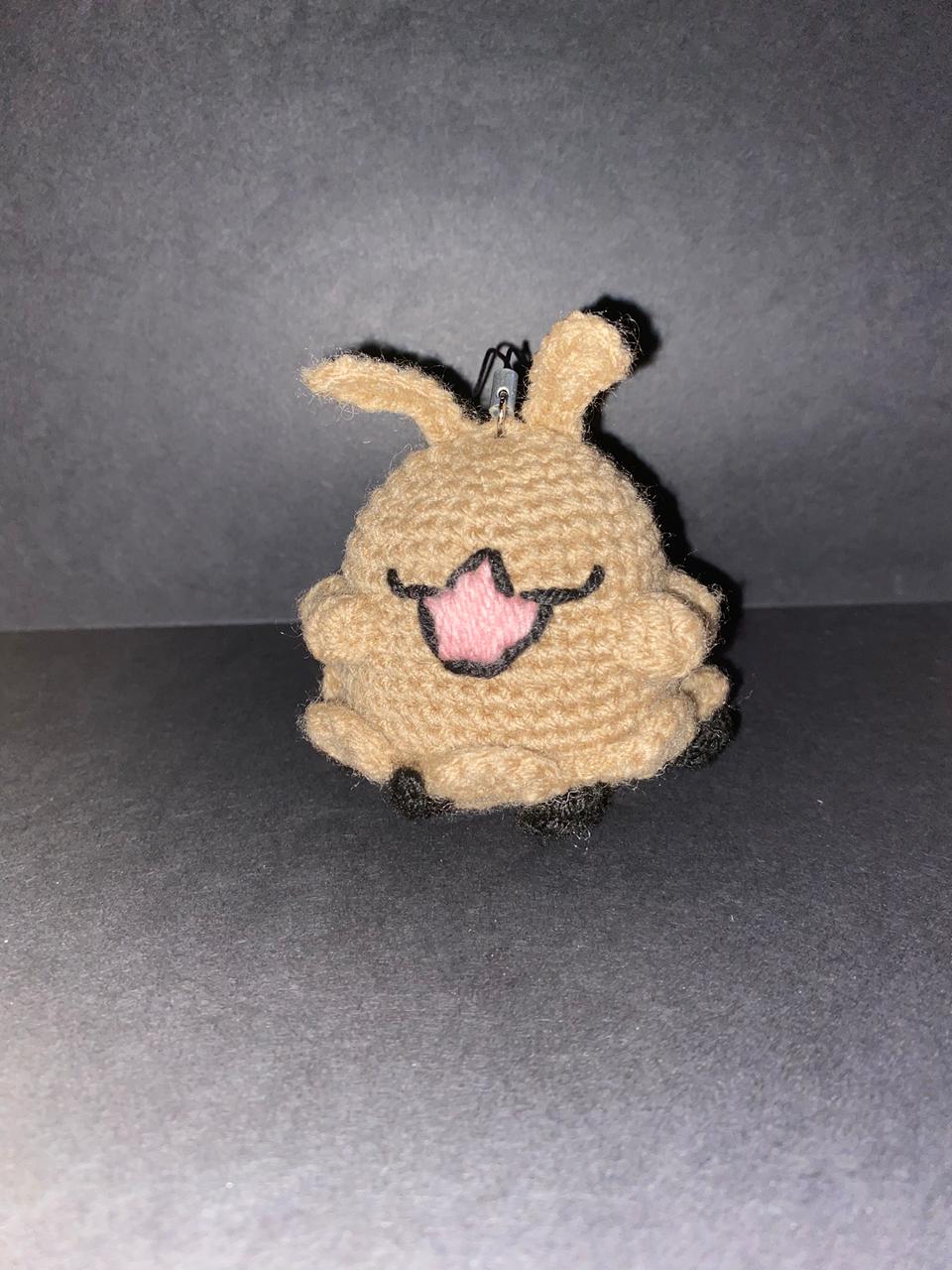 🕷️ Llavero Pulga de Hollow Knight Tejido a Crochet – Hecho a Mano