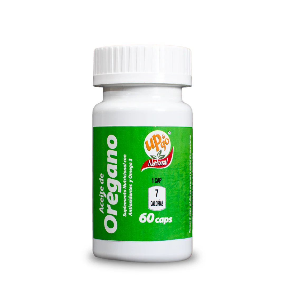 Up&Go Aceite de orégano (60 Caps) Grado alimenticio